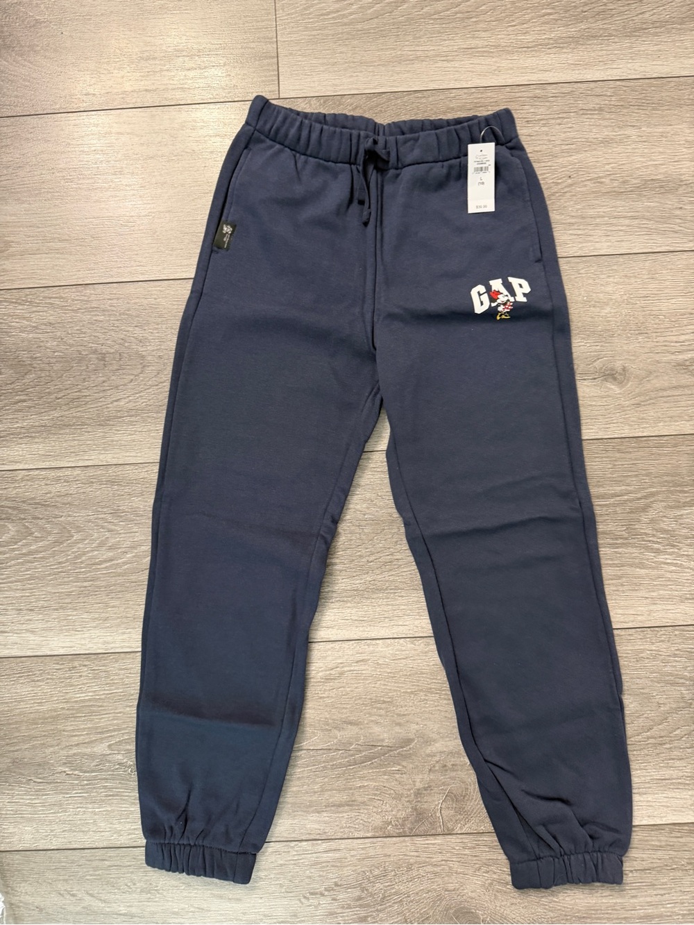 Gap Factory x Disney Minnie Mouse Relaxed Logo Joggers NWT Youth Kids Size L